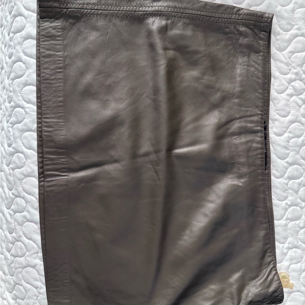 Guess by Marciano army green buttery soft Leather Skirt